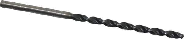 Cleveland - 7/64" 135° Cobalt Jobber Drill - TiAlN Finish, Right Hand Cut, Parabolic Flute, Straight Shank, 2-5/8" OAL, Split Point - Apex Tool & Supply