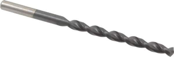 Cleveland - 13/64" 135° Cobalt Jobber Drill - TiAlN Finish, Right Hand Cut, Parabolic Flute, Straight Shank, 3-5/8" OAL, Split Point - Apex Tool & Supply