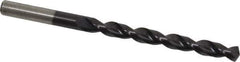 Cleveland - 9/32" 135° Cobalt Jobber Drill - TiAlN Finish, Right Hand Cut, Parabolic Flute, Straight Shank, 4-1/4" OAL, Split Point - Apex Tool & Supply