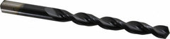 Cleveland - 7/16" 135° Cobalt Jobber Drill - TiAlN Finish, Right Hand Cut, Parabolic Flute, Straight Shank, 5-1/2" OAL, Split Point - Apex Tool & Supply