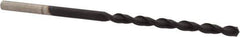 Cleveland - #39 135° Cobalt Jobber Drill - TiAlN Finish, Right Hand Cut, Parabolic Flute, Straight Shank, 2-3/8" OAL, Split Point - Apex Tool & Supply