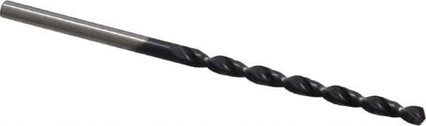 Cleveland - #43 135° Cobalt Jobber Drill - TiAlN Finish, Right Hand Cut, Parabolic Flute, Straight Shank, 2-1/4" OAL, Split Point - Apex Tool & Supply