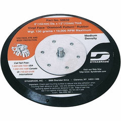 Dynabrade - 6" Diam Adhesive/PSA Disc Backing Pad - Medium Density, 13,000 RPM - Apex Tool & Supply
