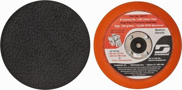 Dynabrade - 6" Diam Adhesive/PSA Disc Backing Pad - Medium Density, 13,000 RPM - Apex Tool & Supply