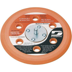 Dynabrade - 6" Diam Adhesive/PSA Disc Backing Pad - Medium Density, 13,000 RPM - Apex Tool & Supply