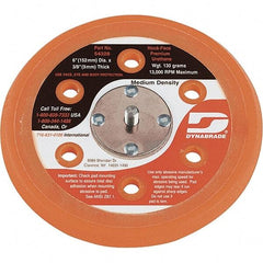 Dynabrade - 6" Diam Disc Backing Vacuum Replacement Pad - Medium Density, 13,000 RPM, Speed-Lok Compatible - Apex Tool & Supply