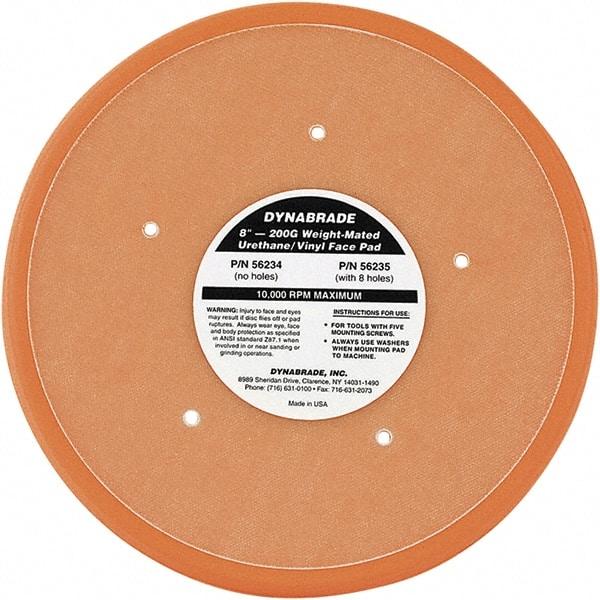 Dynabrade - 8" Diam Adhesive/PSA Disc Backing Pad - Medium Density, 13,000 RPM - Apex Tool & Supply