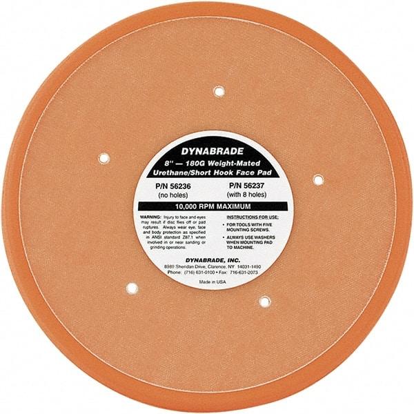 Dynabrade - 8" Diam Hook & Loop Disc Backing Pad - Medium Density, 13,000 RPM - Apex Tool & Supply