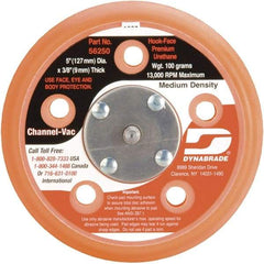 Dynabrade - 5" Diam Hook & Loop Disc Backing Pad - Medium Density, 13,000 RPM - Apex Tool & Supply