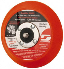 Dynabrade - 5" Diam Hook & Loop Disc Backing Pad - Medium Density, 13,000 RPM - Apex Tool & Supply