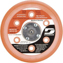 Dynabrade - 6" Diam Adhesive/PSA Disc Backing Pad - Medium Density, 13,000 RPM - Apex Tool & Supply