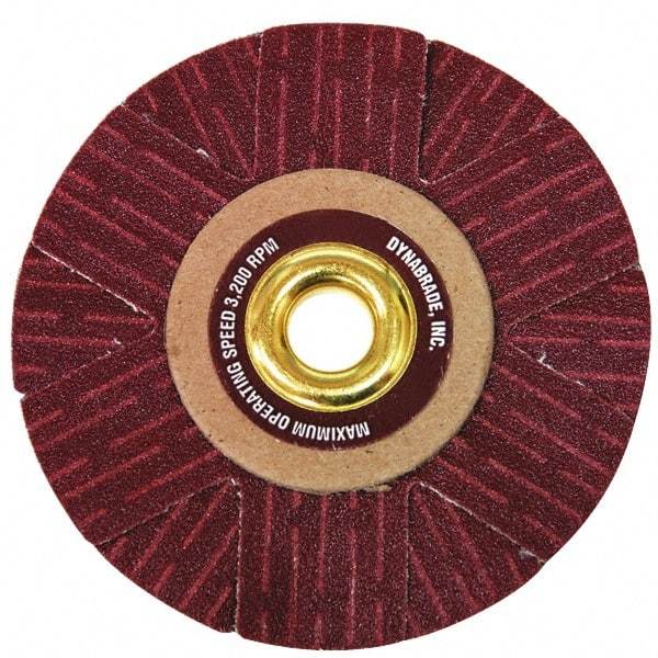 Dynabrade - 4" Diam 180 Grit Coated Sanding Star - Very Fine Grade, Arbor Mount - Apex Tool & Supply