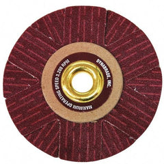 Dynabrade - 4" Diam 220 Grit Coated Sanding Star - Very Fine Grade, Arbor Mount - Apex Tool & Supply