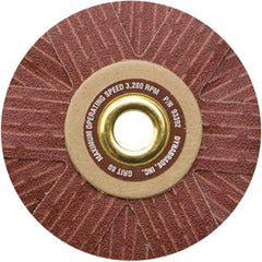 Dynabrade - 4" Diam 150 Grit Coated Sanding Star - Very Fine Grade, Arbor Mount - Apex Tool & Supply