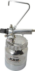 DeVilbiss - Paint Sprayer Cup - 2 Quart Aluminum Pressure Cup, Compatible with Spray Guns - Apex Tool & Supply