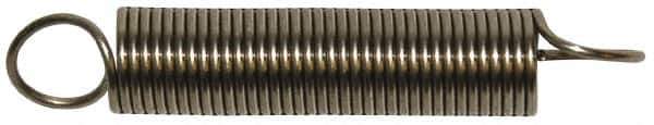 Gardner Spring - 0.42" OD, 0.71" Max Ext Len, 0.045" Wire Diam Spring - 2.52 Lb/In Rating, 0.71 Lb Init Tension - Apex Tool & Supply