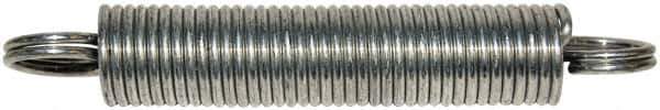 Gardner Spring - 1/4" OD, 4.56 Lb Max Load, 4.56" Max Ext Len, 0.0317" Wire Diam Spring - 2.84 Lb/In Rating - Apex Tool & Supply