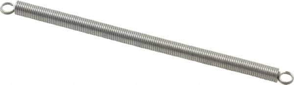 Gardner Spring - 1/4" OD, 4.56 Lb Max Load, 4.56" Max Ext Len, 0.0317" Wire Diam Spring - 0.97 Lb/In Rating - Apex Tool & Supply