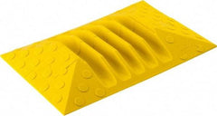 Hubbell Wiring Device-Kellems - 5 Channel, T-Shaped, Drop Over Cable Ramp - 5-1/4 Inch Male and 7-1/2 Inch Female Inch Long x 20 Inch Wide x 2.31 Inch High, Yellow and Blue - Apex Tool & Supply