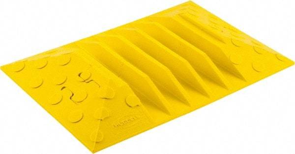 Hubbell Wiring Device-Kellems - 5 Channel, T-Shaped, Drop Over Cable Ramp - 36 Inch Long x 17-1/2 Inch Wide x 1.95 Inch High, Yellow and Blue - Apex Tool & Supply
