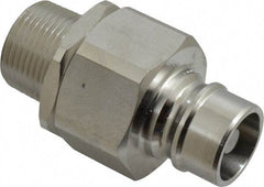 Parker - 3/4 Thread Stainless Steel Hydraulic Hose MPT Fitting - 2,000 psi - Apex Tool & Supply