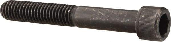 Value Collection - 7/16-14 UNC Hex Socket Drive, Socket Cap Screw - Alloy Steel, Black Oxide Finish, Partially Threaded, 3-1/4" Length Under Head - Apex Tool & Supply