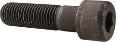 Value Collection - 1-1/4 - 7 UNC Hex Socket Drive, Socket Cap Screw - Alloy Steel, Black Oxide Finish, Partially Threaded, 4-1/2" Length Under Head - Apex Tool & Supply
