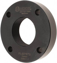 Nook Industries - 4.2" Flange OD x 0.83" Thickness Precision Acme Mounting Flange - For 1-1/4 & 1-1/2" Bars, 4 Mounting Holes, Steel - Apex Tool & Supply