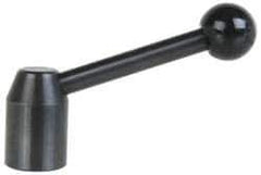 J.W. Winco - 1/4-20, 0.53" Hub Diam, Steel Tapped Insert Adjustable Clamping Handle - Apex Tool & Supply