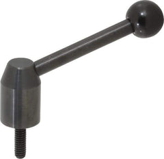 J.W. Winco - 1/4-20, 0.53" Hub Diam, Steel Threaded Stud Adjustable Clamping Handle - Apex Tool & Supply