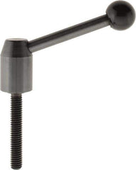 J.W. Winco - 5/16-18, 0.53" Hub Diam, Steel Threaded Stud Adjustable Clamping Handle - Apex Tool & Supply