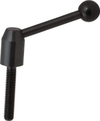 J.W. Winco - 3/8-16, 0.53" Hub Diam, Steel Threaded Stud Adjustable Clamping Handle - Apex Tool & Supply