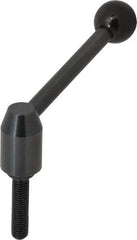 J.W. Winco - M12 x 1.75, 19mm Hub Diam, Steel Threaded Stud Adjustable Clamping Handle - Apex Tool & Supply