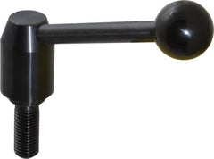 J.W. Winco - M16 x 2.0, 23mm Hub Diam, Steel Threaded Stud Adjustable Clamping Handle - Apex Tool & Supply