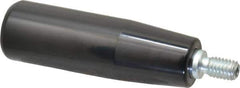 Value Collection - 3/8-16 Threaded Stem, Revolving Handwheel & Machine Handle - Phenolic Cylindrical Handle, 0.63" Long Steel Stem, 3.54" Handle Length, 4.27" OAL - Apex Tool & Supply