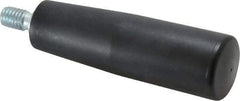 Value Collection - 3/8-16 Threaded Stem, Revolving Handwheel & Machine Handle - Technopolymer Cylindrical Handle, 0.63" Long Steel Stem, 3.54" Handle Length, 4.27" OAL - Apex Tool & Supply