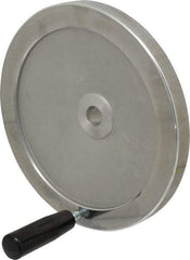 Value Collection - 9.84" Diam, Aluminum Handwheel with Handle - 1.89" Hub Diam - Apex Tool & Supply