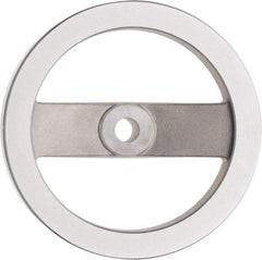 Value Collection - 7.87", 2 Spoke Handwheel - 1.65" Hub, Aluminum, Polished Finish - Apex Tool & Supply