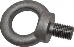Value Collection - Steel, M30x3.50 Thread, Fixed Lifting Eye Bolt - Fully Threaded, 45mm Shank, 45mm Thread Length, Shoulder - Apex Tool & Supply