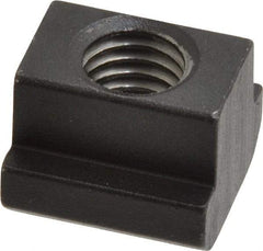 HALDER - M10 Tapped Through T Slot Nut - 11.6mm Slot Width, 18 x 7mm Base Width x Height, 18 x 14mm OAL x Height - Apex Tool & Supply