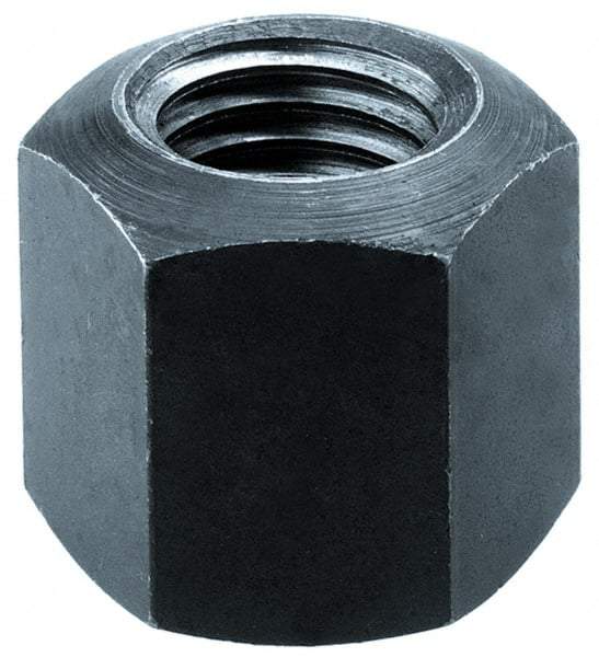 Gibraltar - M16, Steel, Black Phosphate Coated, Right Hand Spherical Fixture Nut - 24mm Wide Across Flats, 24mm High, 22mm Radius - Apex Tool & Supply