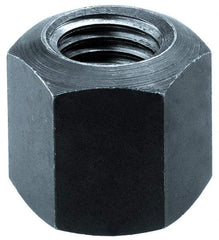 Gibraltar - M16, Steel, Black Phosphate Coated, Right Hand Spherical Fixture Nut - 24mm Wide Across Flats, 24mm High, 22mm Radius - Apex Tool & Supply