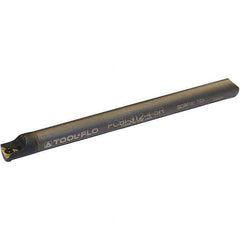 Tool-Flo - 0.3" Min Bore Diam, 4" OAL, 1/4" Shank Diam, FSBI Indexable Boring Bar - TDAB/TDCG Insert, Screw Holding Method - Apex Tool & Supply