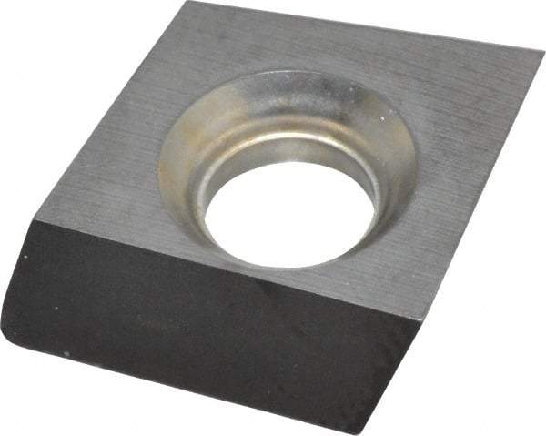Kennametal - 4.21103611 Grade K125M Carbide Milling Insert - Uncoated, 0.158" Thick, 0.4331" Inscribed Circle - Apex Tool & Supply