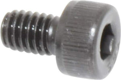 Value Collection - M4x0.70 Metric Coarse Hex Socket Drive, Socket Cap Screw - Grade 12.9 Alloy Steel, Black Oxide Finish, Fully Threaded, 6mm Length Under Head - Apex Tool & Supply