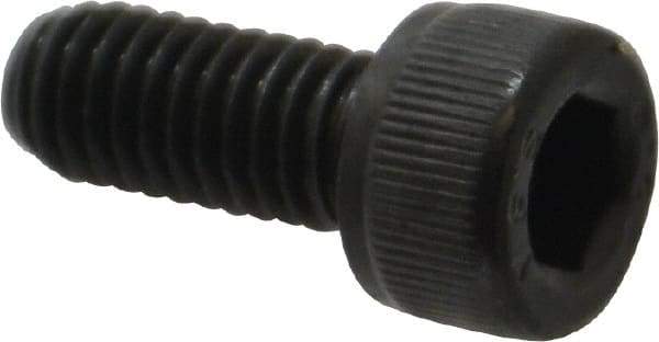Value Collection - M6x1.00 Metric Coarse Hex Socket Drive, Socket Cap Screw - Grade 12.9 Alloy Steel, Black Oxide Finish, Fully Threaded, 14mm Length Under Head - Apex Tool & Supply