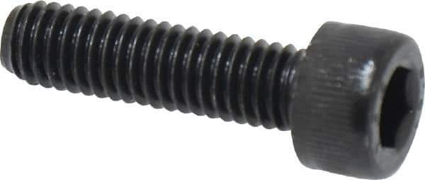 Value Collection - M6x1.00 Metric Coarse Hex Socket Drive, Socket Cap Screw - Grade 12.9 Alloy Steel, Black Oxide Finish, Fully Threaded, 22mm Length Under Head - Apex Tool & Supply