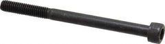 Value Collection - M6x1.00 Metric Coarse Hex Socket Drive, Socket Cap Screw - Grade 12.9 Alloy Steel, Black Oxide Finish, Partially Threaded, 75mm Length Under Head - Apex Tool & Supply