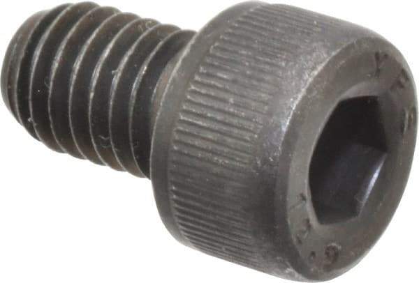 Value Collection - M8x1.25 Metric Coarse Hex Socket Drive, Socket Cap Screw - Grade 12.9 Alloy Steel, Black Oxide Finish, Fully Threaded, 12mm Length Under Head - Apex Tool & Supply
