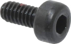 Value Collection - M2x0.40 Metric Coarse Hex Socket Drive, Socket Cap Screw - Grade 12.9 Alloy Steel, Black Oxide Finish, Fully Threaded, 4mm Length Under Head - Apex Tool & Supply